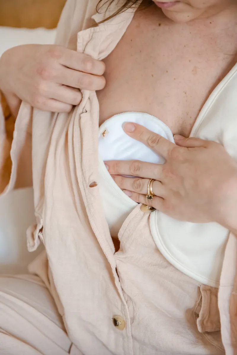 Kiin Baby Ammeinnlegg vaskbare i bambus, 8stk