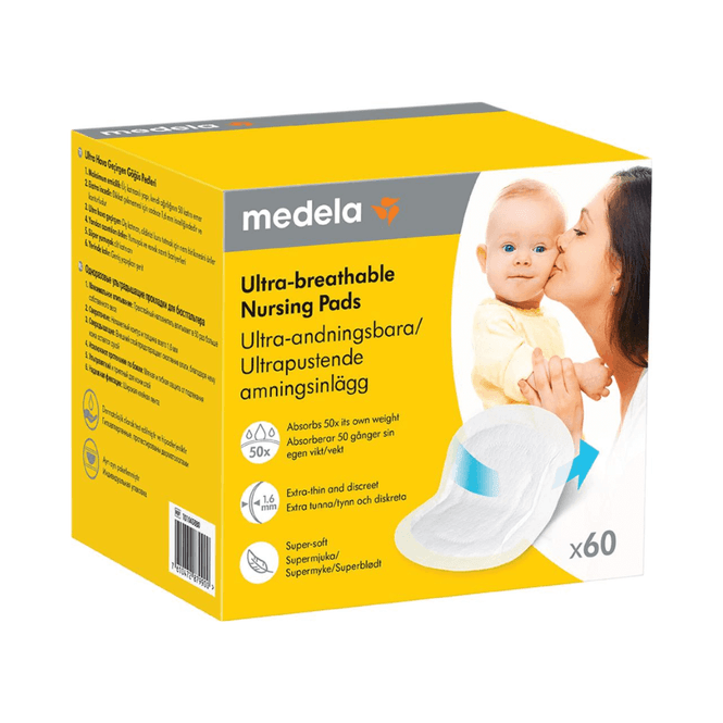 Hovedbilde Medela Ammeinnlegg Ultra Breathable, 60pk