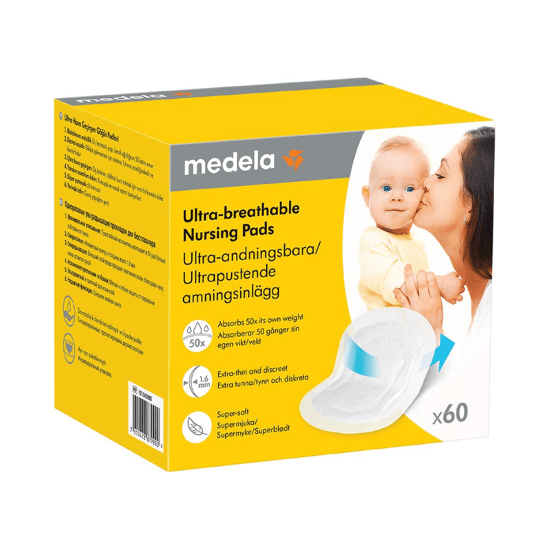 Medela Ammeinnlegg Ultra Breathable, 60pk