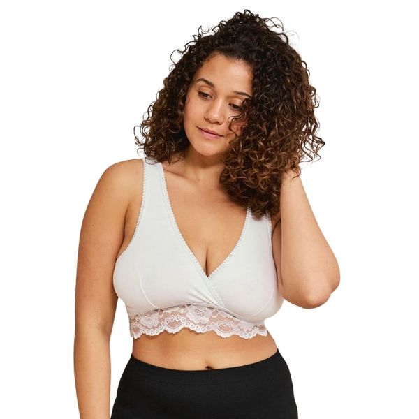 Hovedbilde Carriwell Organic Sleeping & Nursing Bra, hvit