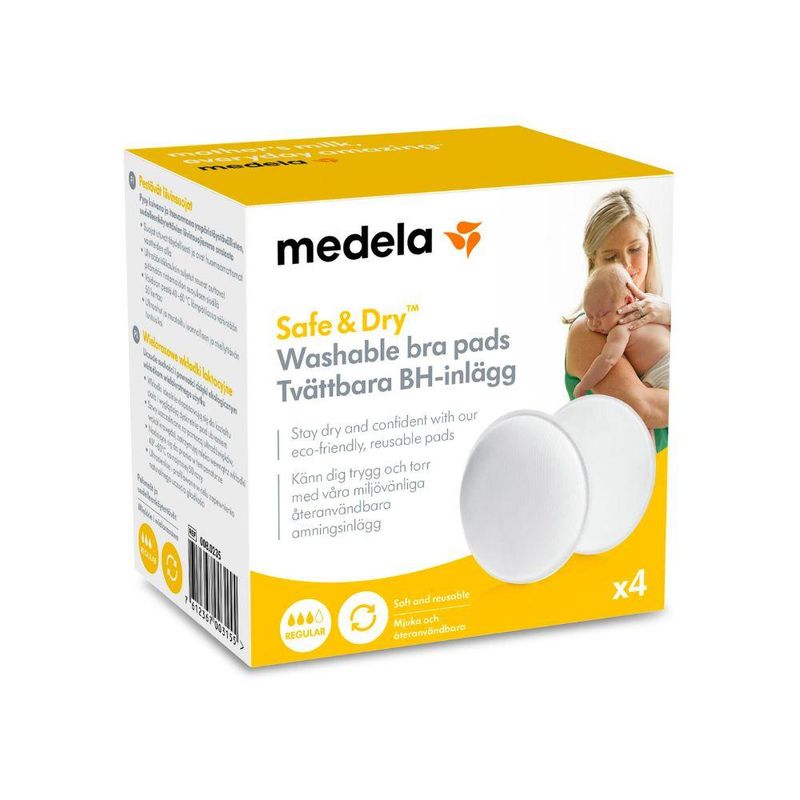 Medela Ammeinnlegg vaskbare, 4stk