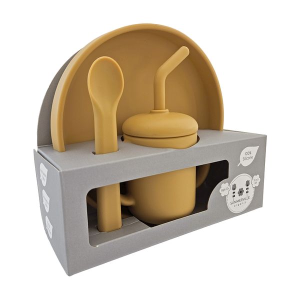 Hovedbilde Summerville Organic spisesett i 3 deler, ochre
