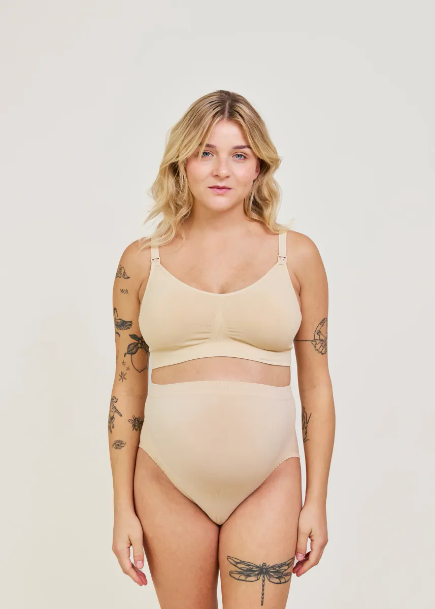Carriwell Seamless Maternity Support Panty, Honey