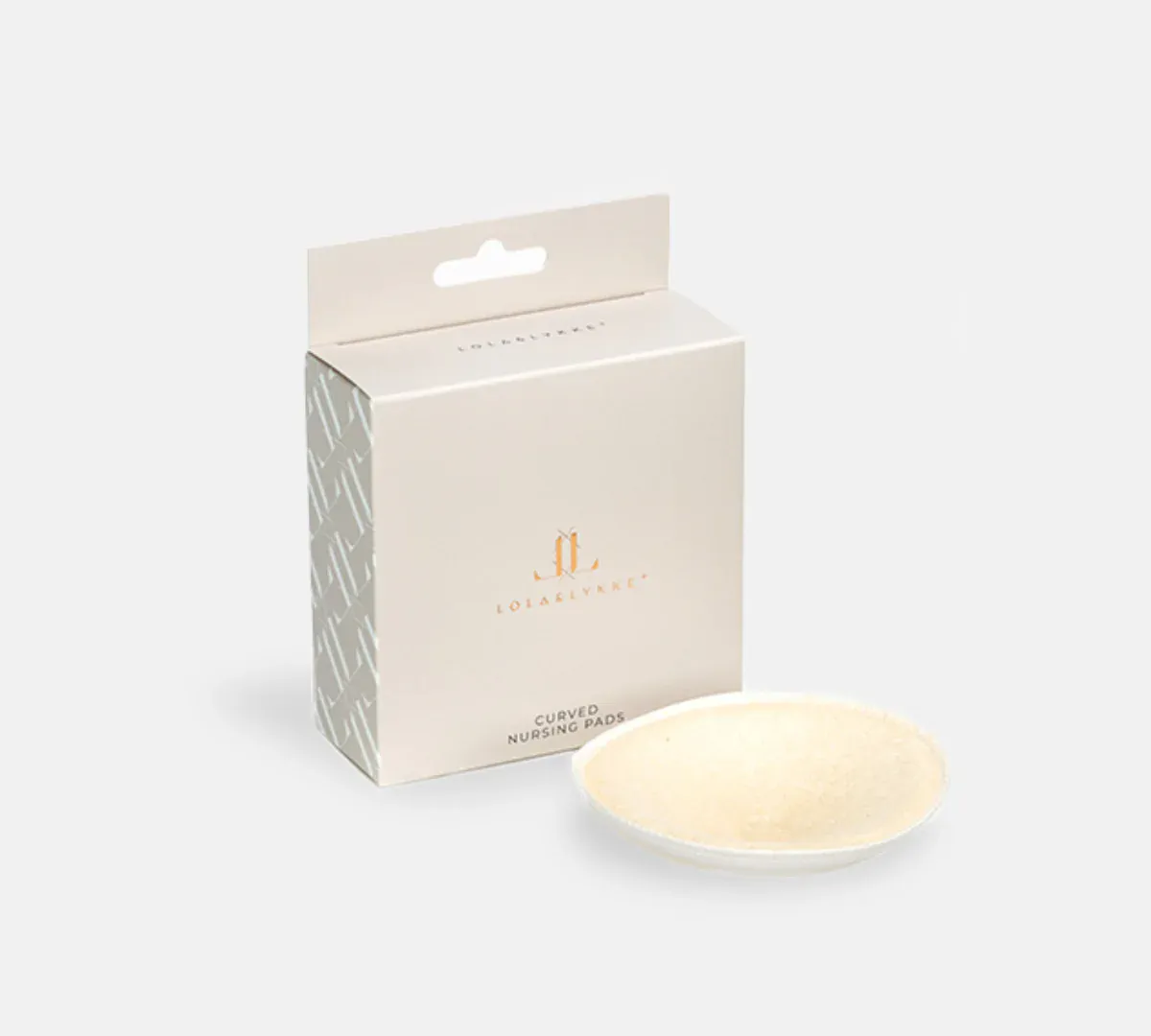 Lola og Lykke Curved nursing pads, 4stk