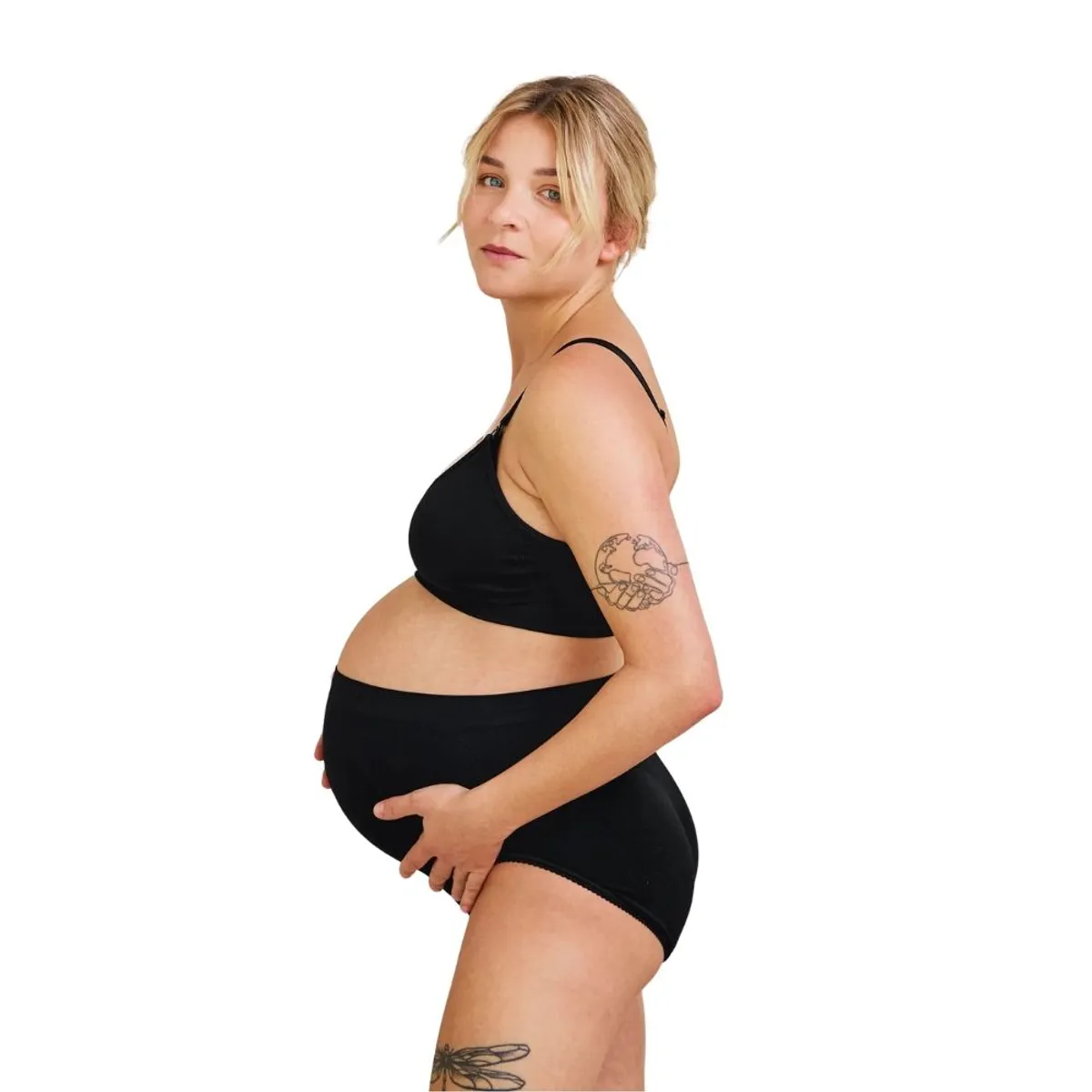 Carriwell Seamless Maternity Support Panty, svart