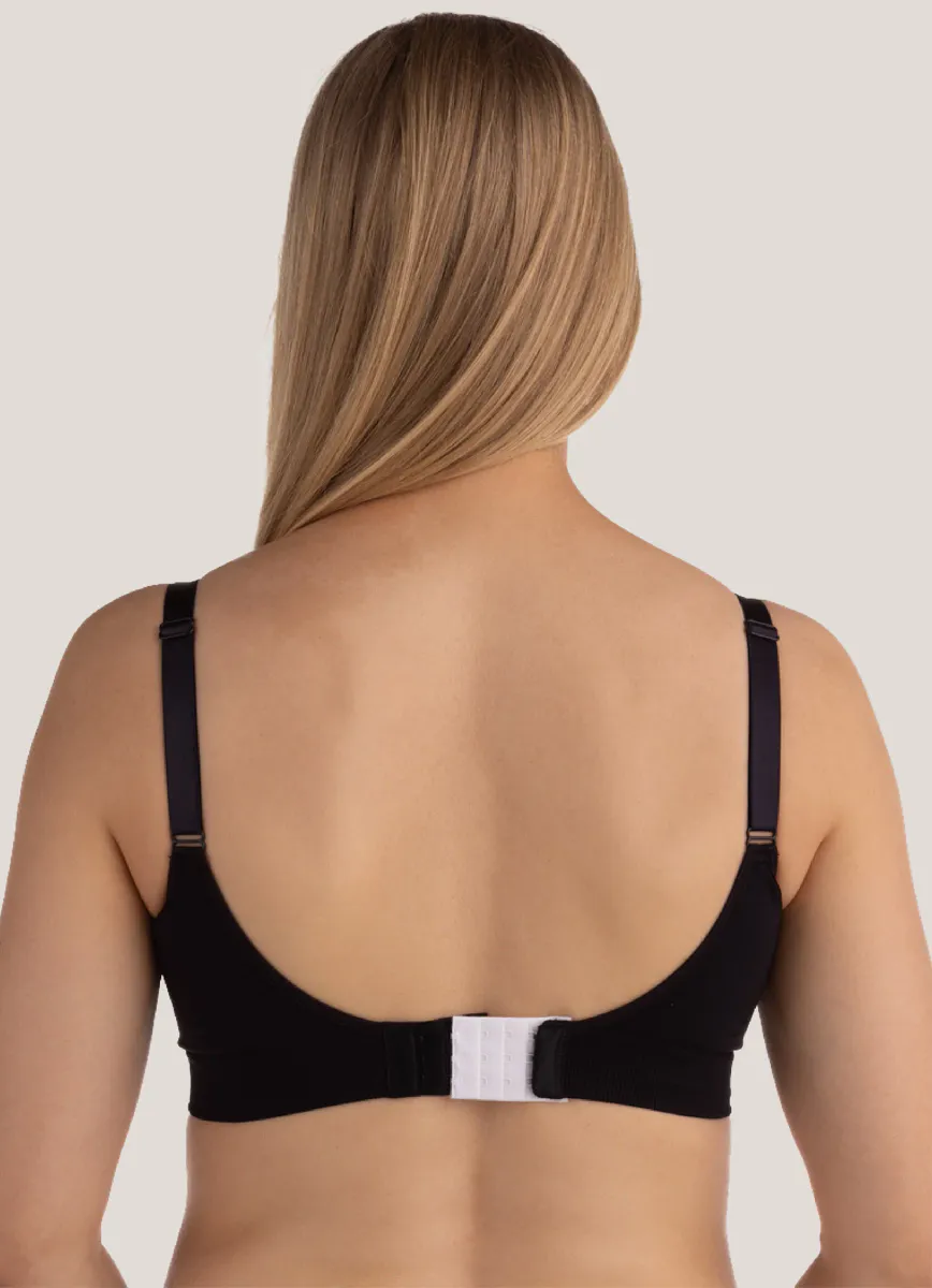 Carriwell 4 x Bra extenders One Size, 2stk svart og 2stk hvit