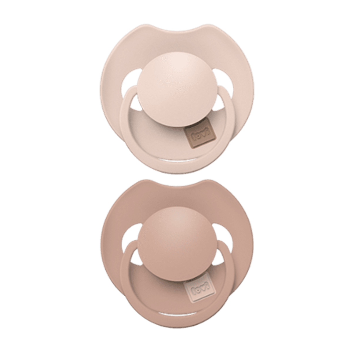 LOVI Prime Silicone Dynamic Soother 6-18m, 2stk, Nude/Blush