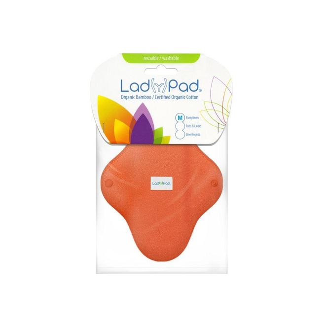 Hovedbilde LadyPad pantyliner vaskbar økologisk, tangerine