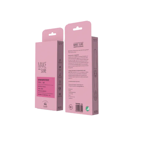Hovedbilde Make Sure Graviditetstest stav - 1pk