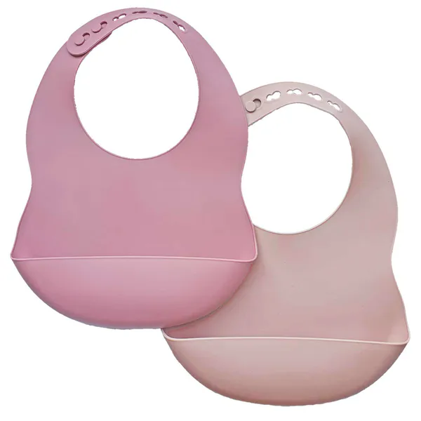 Hovedbilde Summerville Organic smekker i silikon, 2pk, rose ...