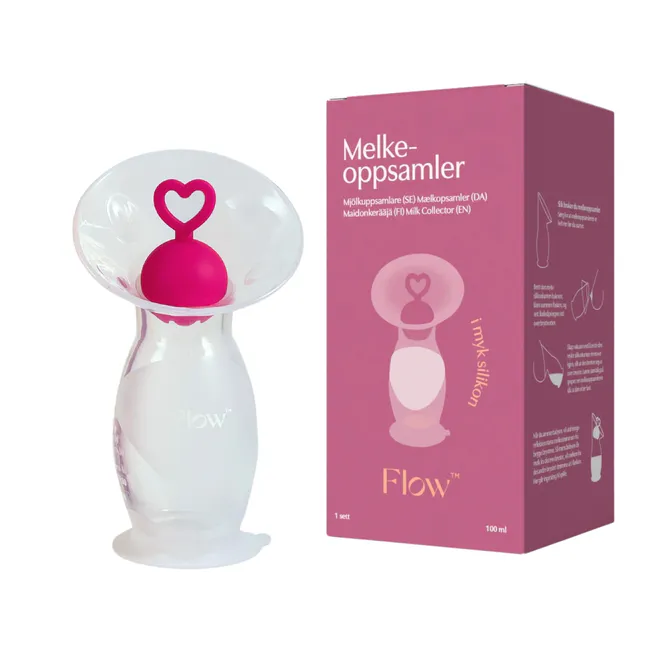 Hovedbilde Flow Melkeoppsamler m/silikonstopper - 1pk