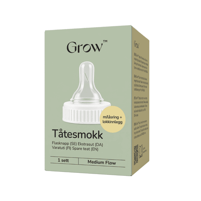 Hovedbilde Grow Tåtesmokk m/låsring og lokkinnlegg, medium ...