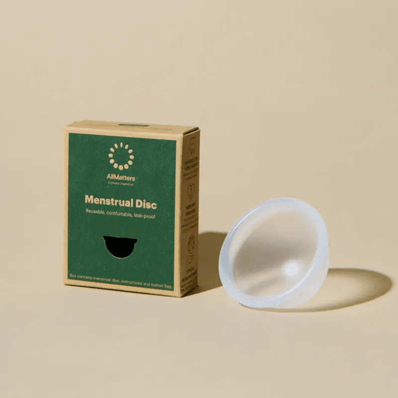 Allmatters menskopp disk, transparent