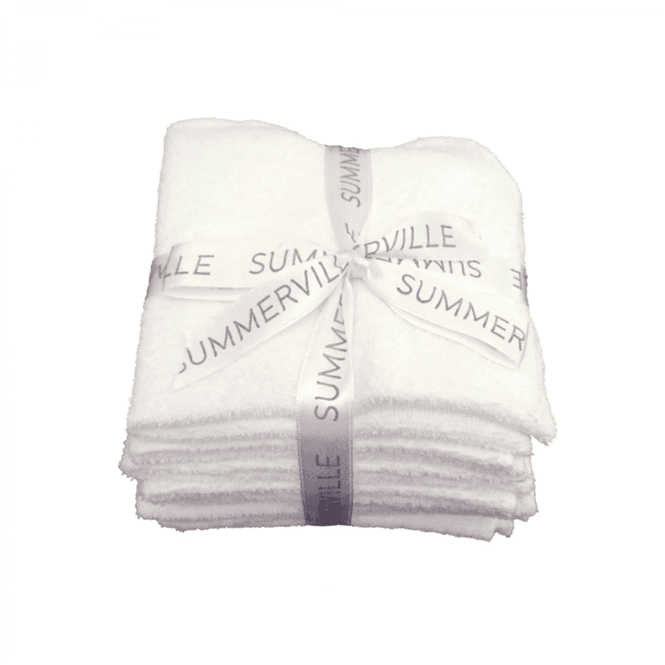 Hovedbilde Summerville Organic vaskekluter, 5pk, Hvit