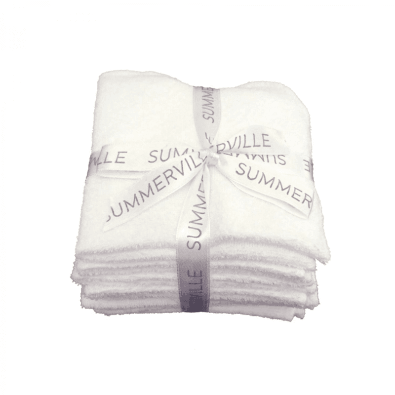 Summerville Organic vaskekluter, 5pk, Hvit