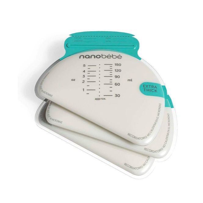 Hovedbilde Nanobébé Oppbevaringsposer for brystmelk. 150 ml ...