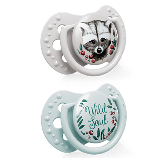 Hovedbilde LOVI miniSoother 0-2m 2stk, Wild Soul Blue