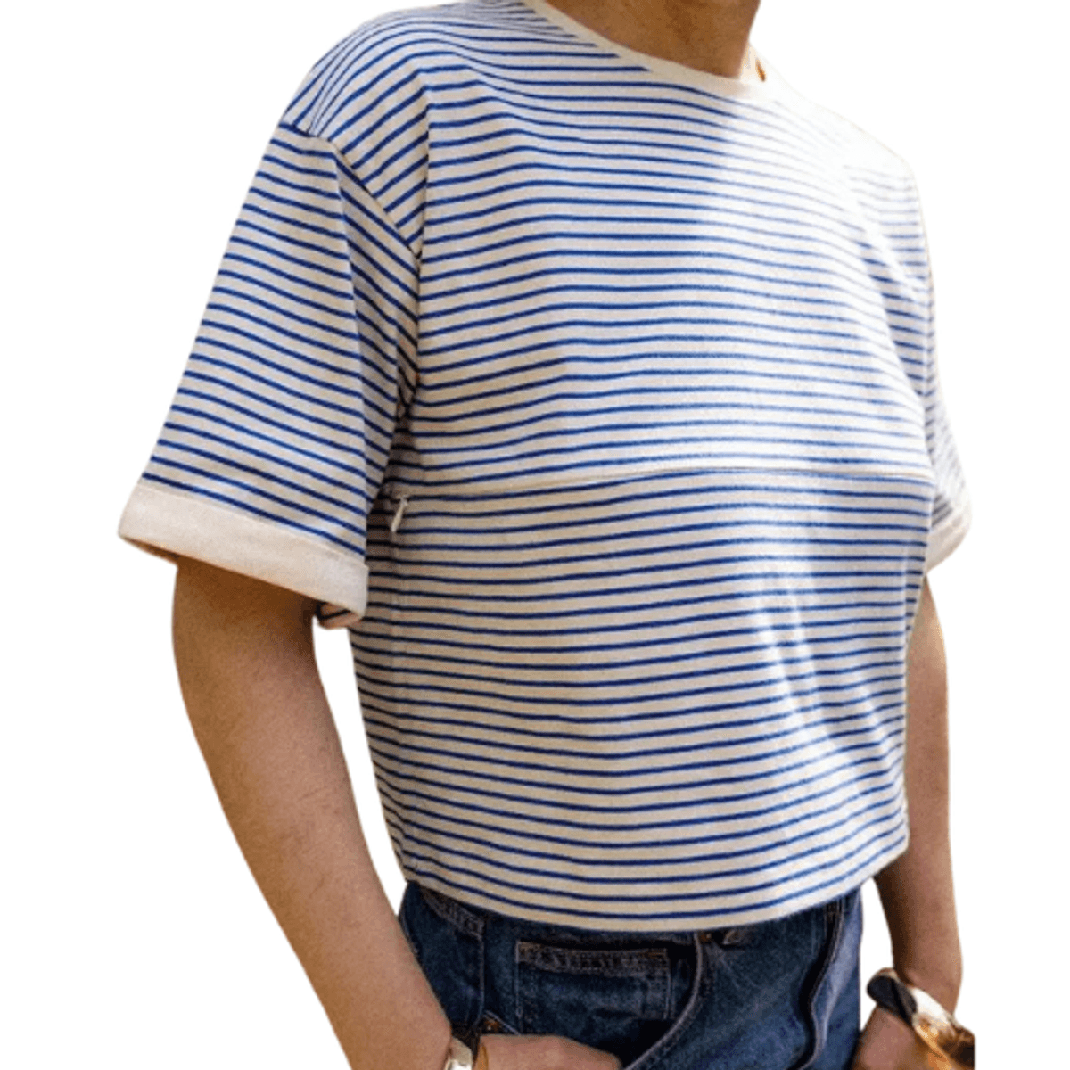 You&Milk - Crop Top T skjorte Mèrinière