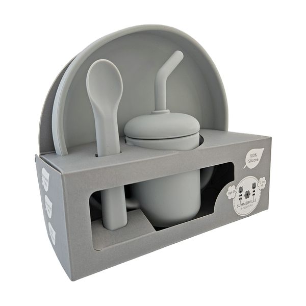 Hovedbilde Summerville Organic spisesett i 3 deler, silver ...
