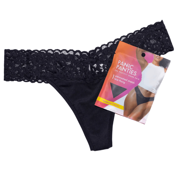 Hovedbilde Panic Panties - S/M pre-washed stretch lace thong ...