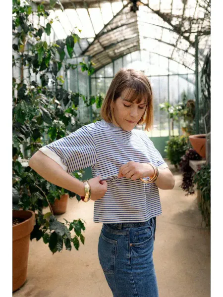 Hovedbilde You&Milk - Crop Top T skjorte Mèrinière